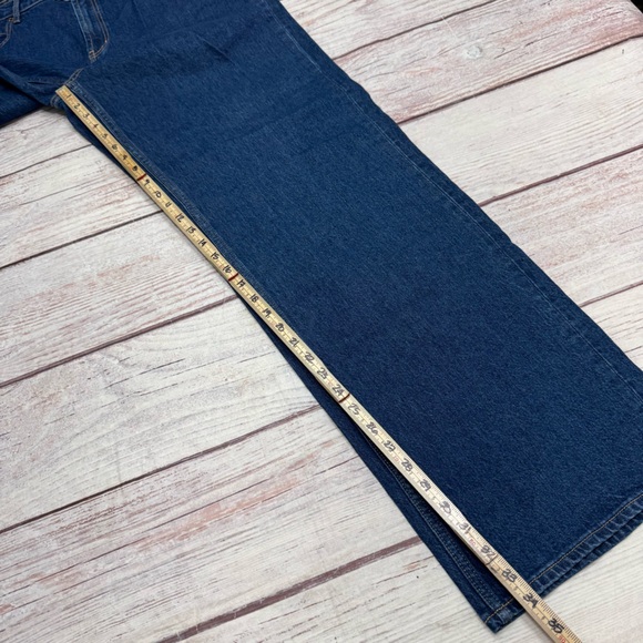 Old Navy Mid Rise Wide Leg Jean Medium Wash Size 16 Tall Long NEW - Picture 3 of 6